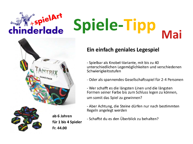 Spiele-Tipp Mai
