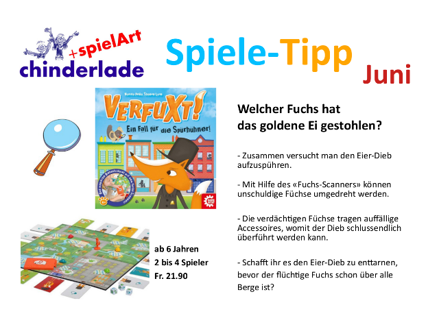 Spiele-Tipp Juni