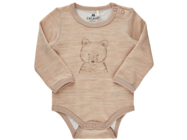 Merinowolle-Bambusviskose Body Gr. 70