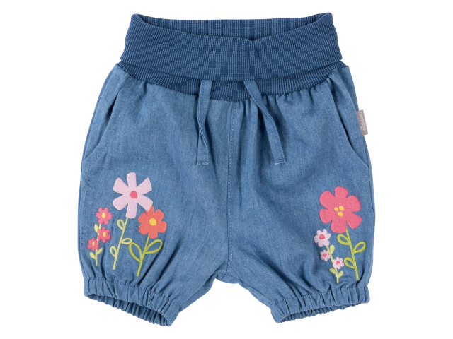 Shorts mit Blumen Stickerei Grösse 74