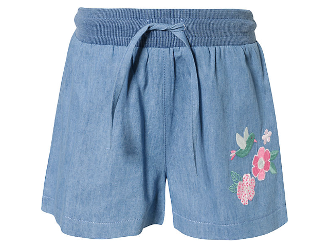 Mädchenshorts mit Stickerei Gr. 116
