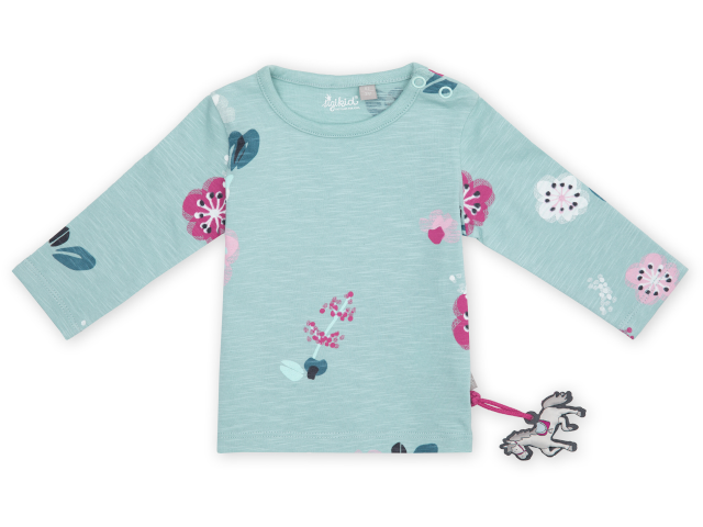 Langarmshirt Blümchen Gr. 92