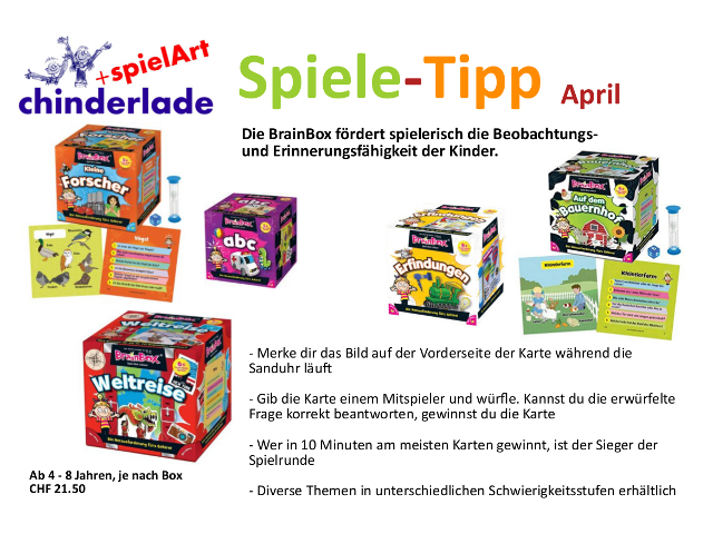 Spiele-Tipp April 2021