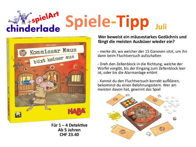 Spiele-Tipp Juli 2021