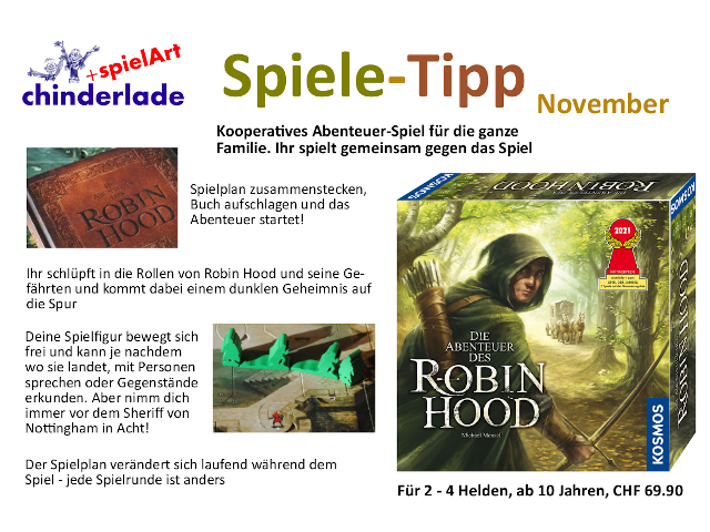 Spiele-Tipp November 2021
