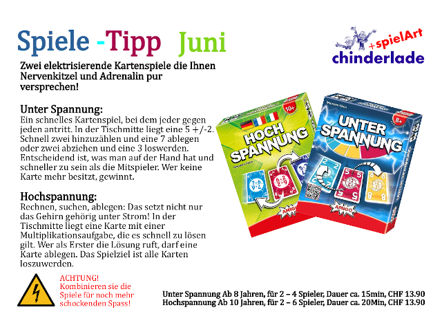 Spiele-Tipp Juni 2022