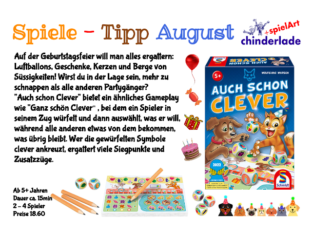 Spiele-Tipp August 2022