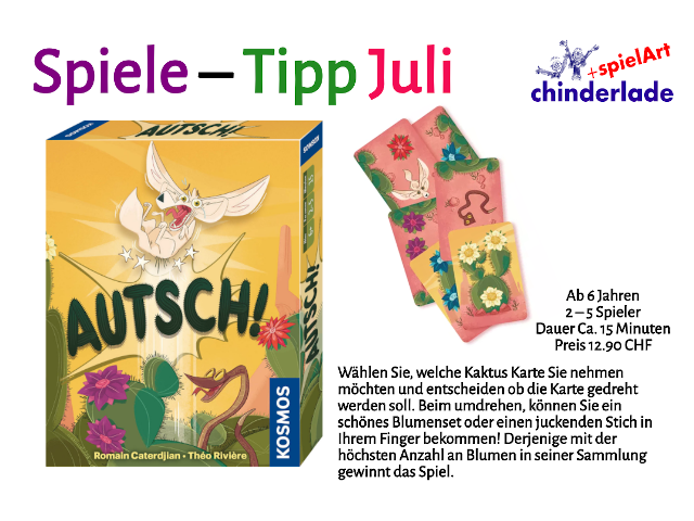 Spiele-Tipp Juli 2023