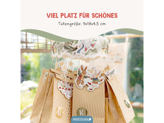 Mobile Adventskalender – Wintertiere - 0