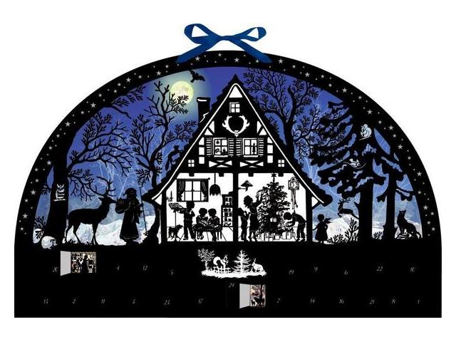 Wandkalender Lichterbogen Weihnachtswald