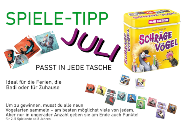 Spiele-Tipp Juli 2024