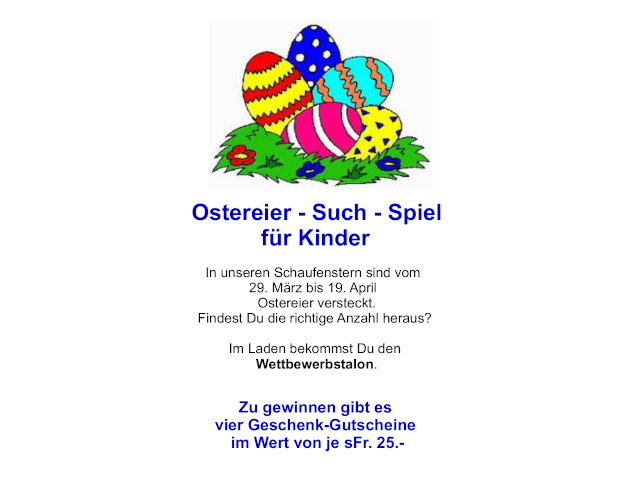 Ostereier - Such - Spiel