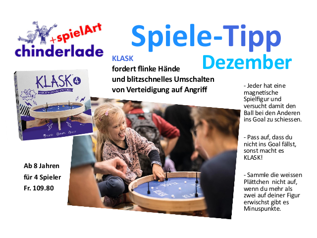 Spiele-Tipp Dezember