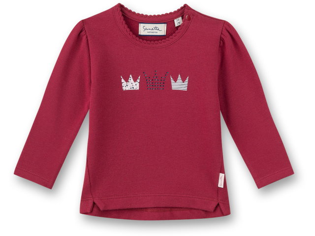 Sweatshirt Dunkelrot Gr. 62