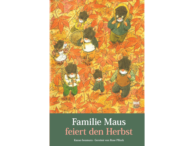 Familie Maus feiert den Herbst