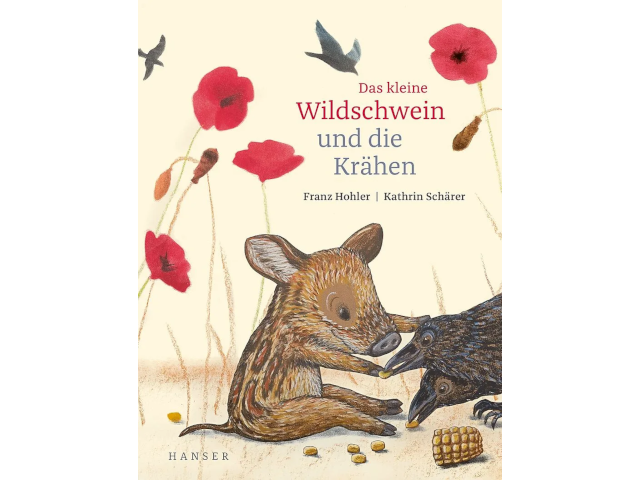 Das kleine Wildschein und die Krähen