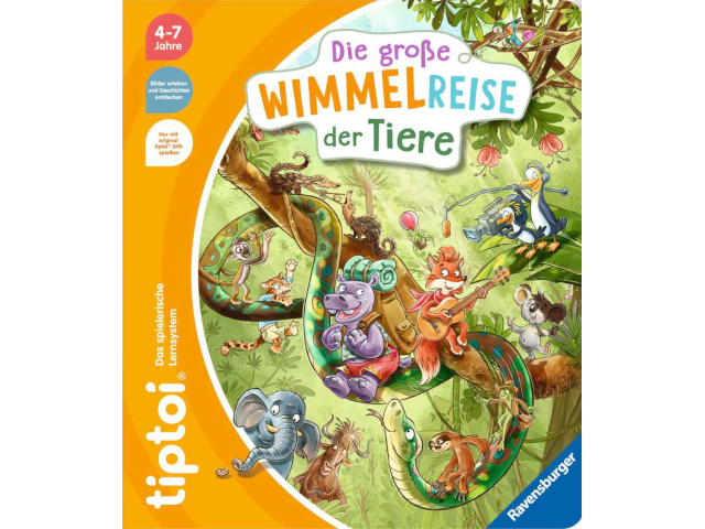 tiptoi® Die große Wimmelreise der Tiere