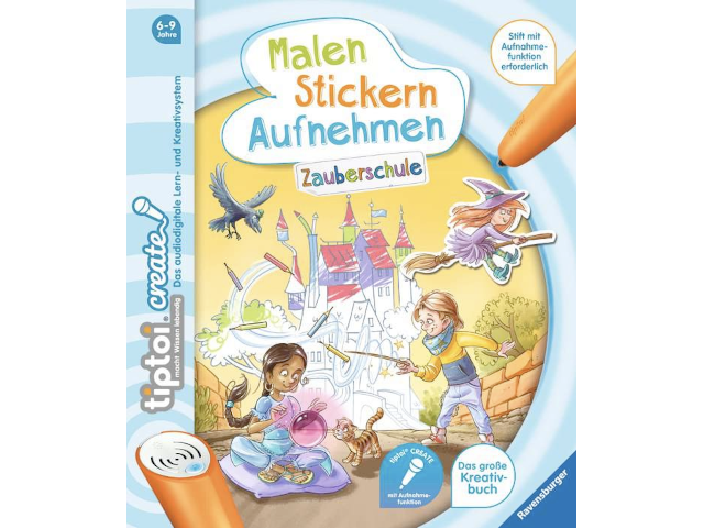 tiptoi® CREATE Malen Stickern Aufnehmen: Zauberschule