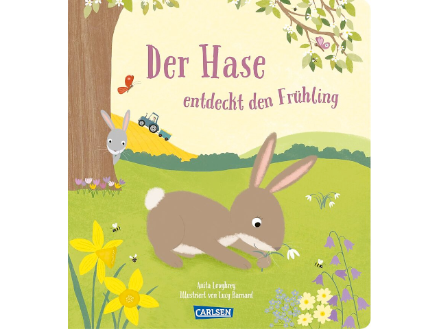 Der Hase entdeckt den Frühling