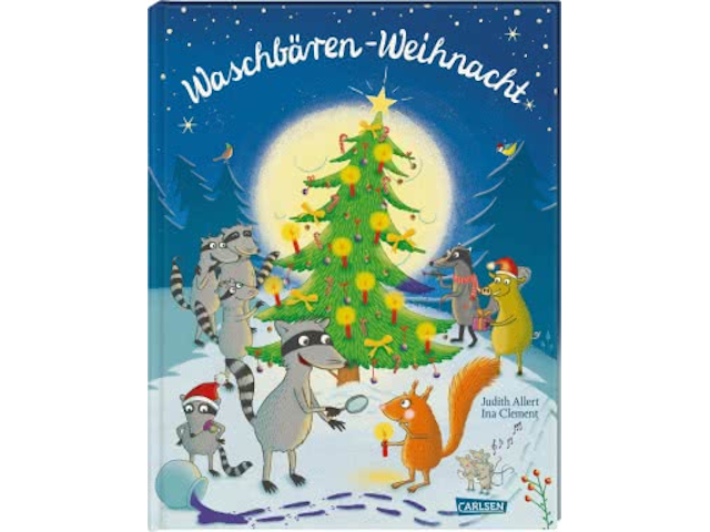 Waschbären-Weihnacht