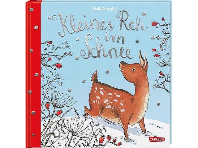 Kleines Reh im Schnee
