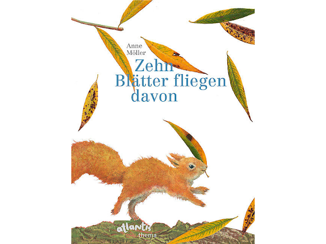 Zehn Blätter fliegen davon