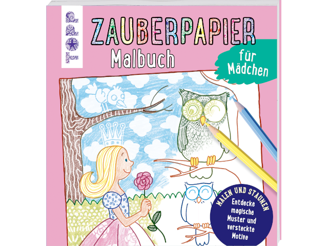 Zauberpapiermalbuch für Mädchen