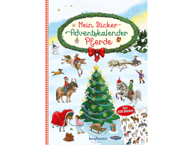 Mein Sticker-Adventskalender Pferde