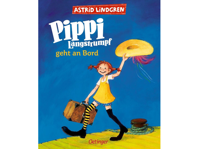 Pippi Langstrumpf geht an Bord (farbig)