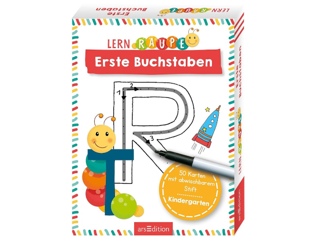 Lernraupe - Erste Buchstaben