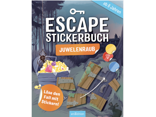 Escape-Stickerbuch Juwelenraub