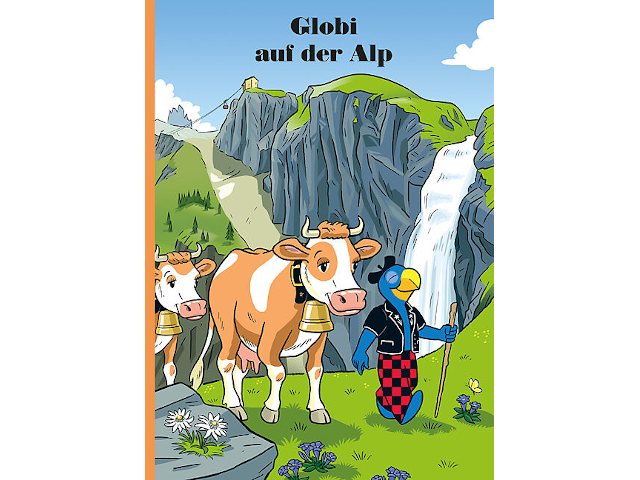 Globi auf der Alp