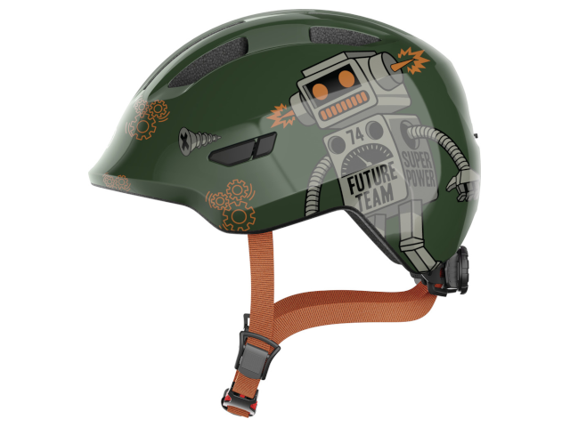 Fahrradhelm Smiley 3.0 green robo S