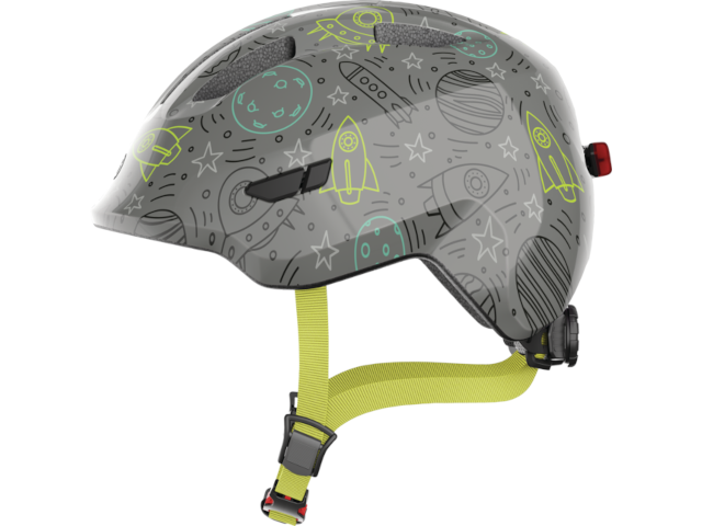 Fahrradhelm Smiley 3.0 LED grey space S
