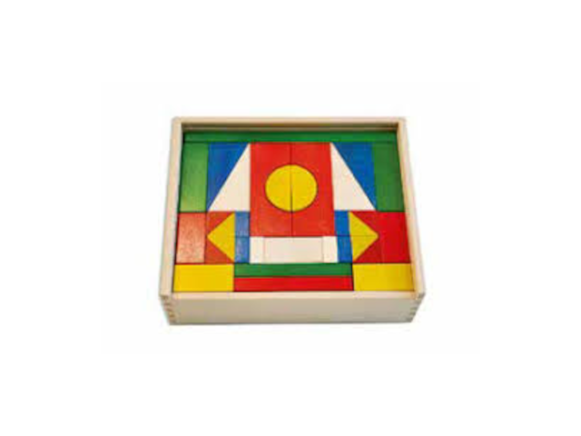 Baukasten 49 tlg. farbig