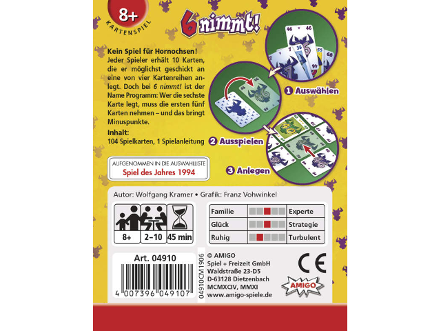 6 nimmt!, d/f/i - 0