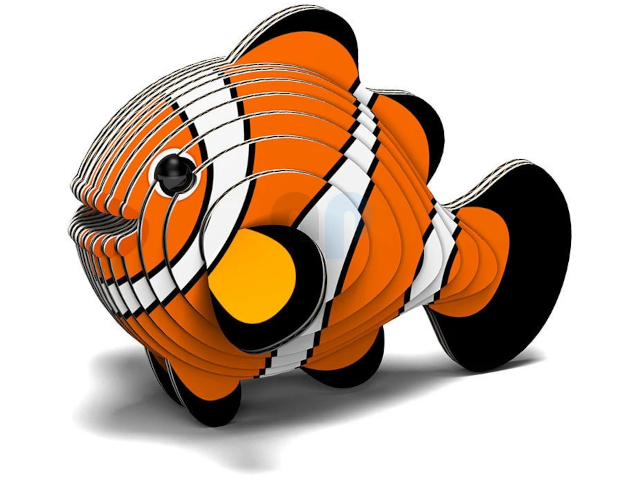 Clownfisch - 3D Karton Figuren