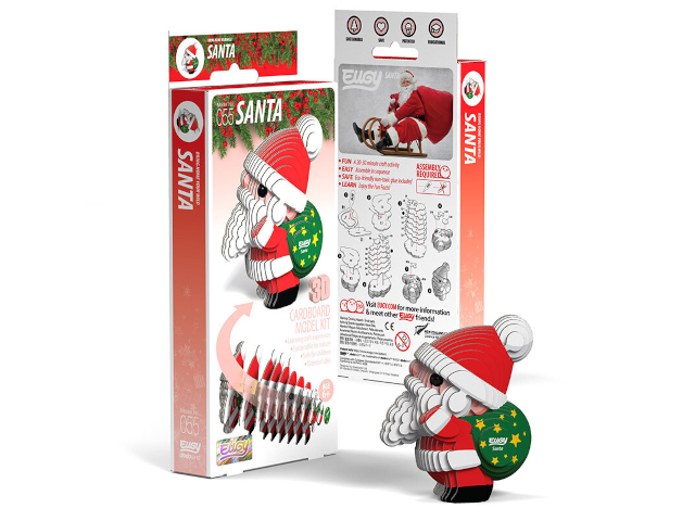 Santa - 3D Karton Figuren