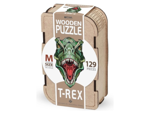Holz-Puzzle M - T-Rex (In Holzkiste)