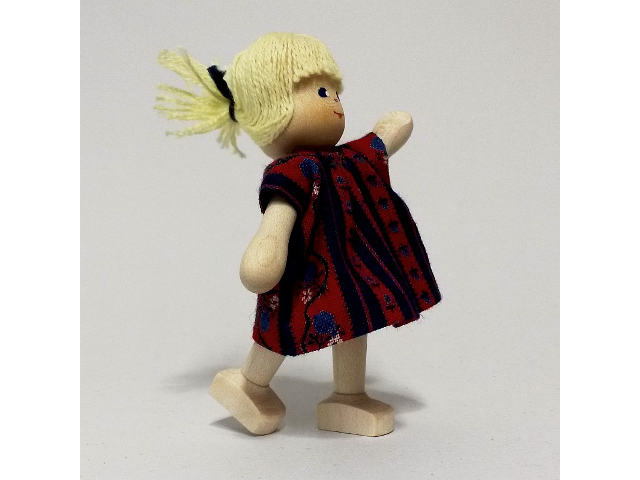 Mädchen, Pferdeschwanz, Haare blond