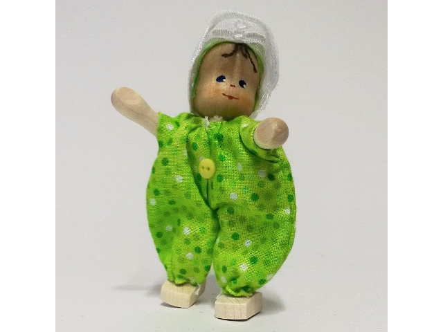 Baby, Strampelanzug-grün