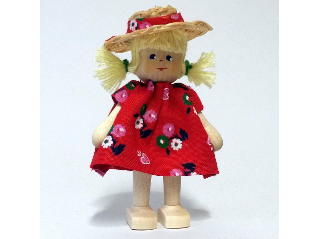 Mädchen, Hut, Zöpfe-blond