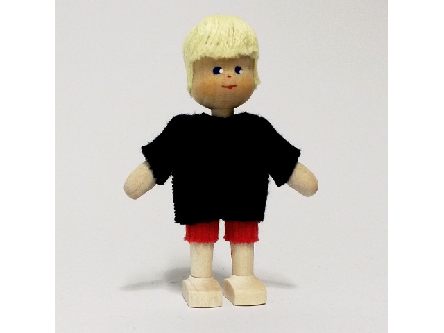 Junge, Haare blond