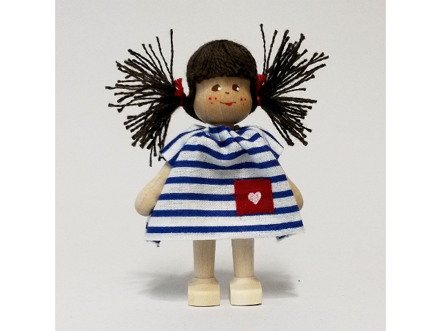 Mädchen, Sommerspr.Haare br.