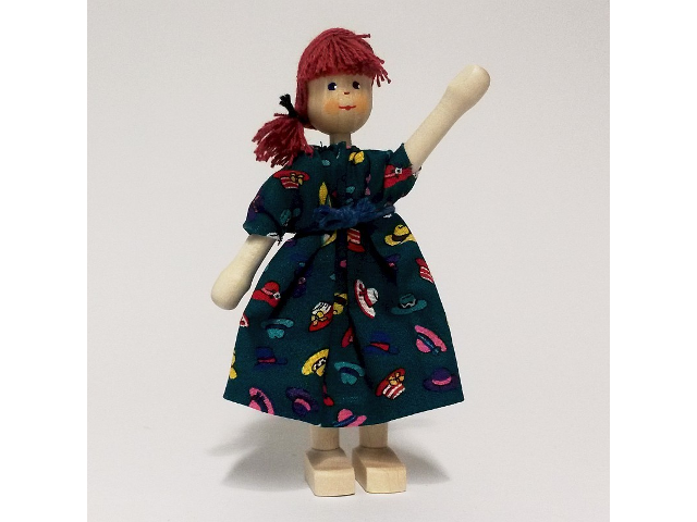 Mutter, Hutkleid, Seitenzopf