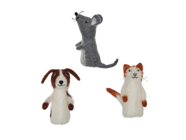 Fingerpuppen The House Gang 3er Set