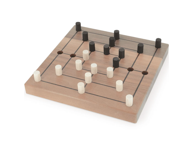 Mühlespiel Nussbaum