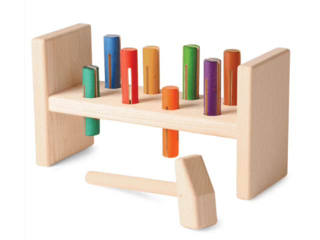 Hammerbank (Holznägel lackiert)