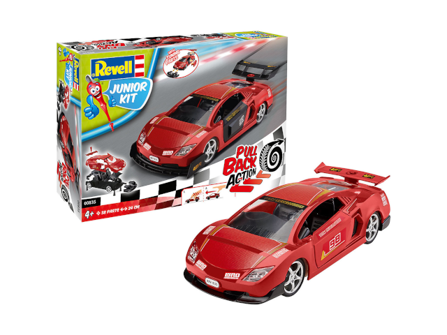 REV Junior Kit Pull Back Racing Car
