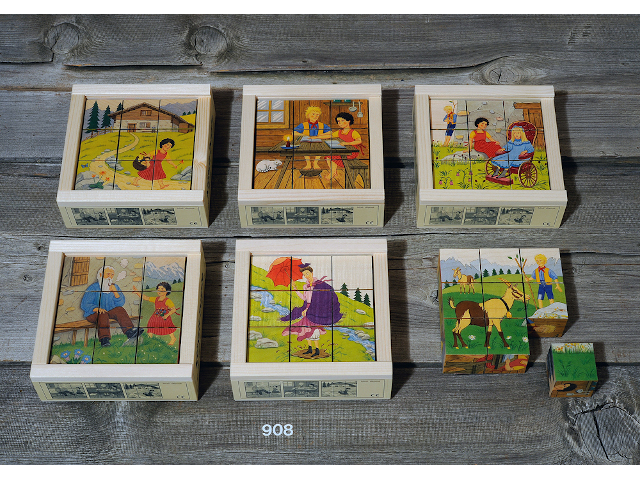 Würfelpuzzle Heidi